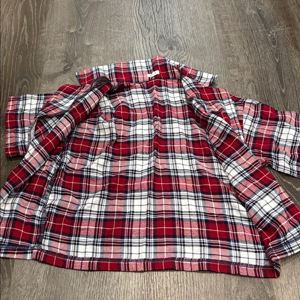 Garage Size XS/S Red Plaid Pajama Set - Picture 8 of 8